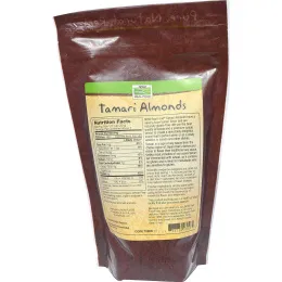 Now Foods, Настоящая пища, миндаль-тамари, 7 унций (198 г)