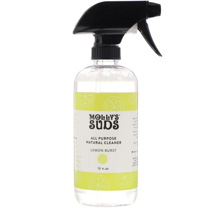 Molly's Suds, Универсальное натуральное очищающее средство, лимон, 480 мл