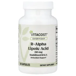 Vitacost, R-альфа-липоевая кислота, 210 мг, 60 капсул