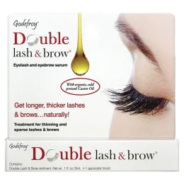 Godefroy, Double Lash & Brow, сыворотка для ресниц и бровей, 3 мл (0,1 жидк. унции)