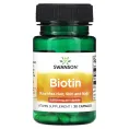 Swanson, Биотин, 5000 мкг, 30 капсул