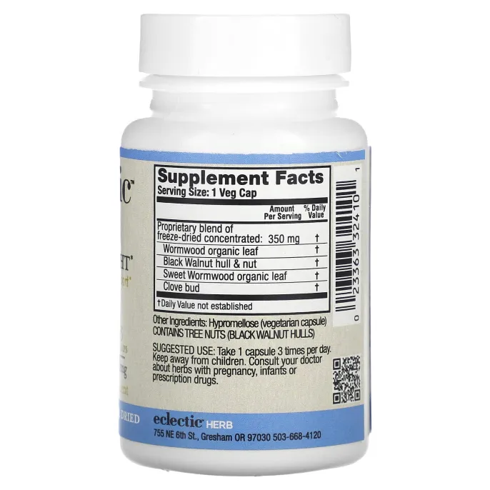 Eclectic Institute, Para-Fight, поддержка кишечника, 350 мг, 45 капсул