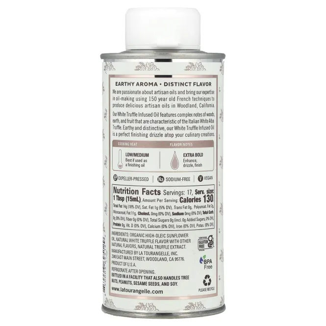 La Tourangelle, Масло с белым трюфелем, 250 мл