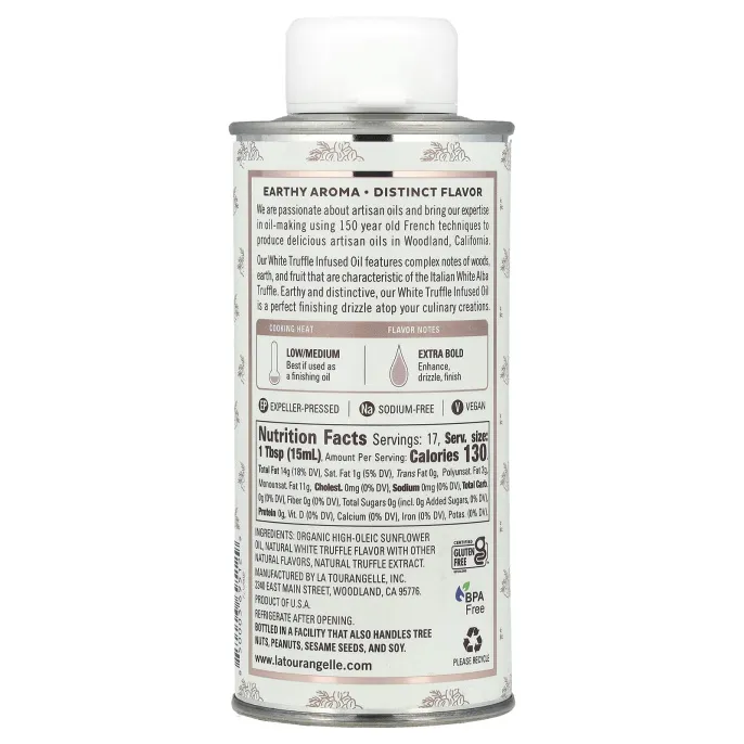 La Tourangelle, Масло с белым трюфелем, 250 мл