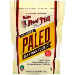Bob's Red Mill, Paleo Baking Flour, беззерновая мука для выпечки, для людей, соблюдающих палеодиету, 454 г (16 унций)