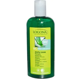 Logona Naturkosmetik, Ежедневный уход, шампунь, органическое алоэ + вербена, 8,5 жидких унций (250 мл)