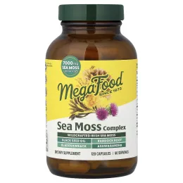 MegaFood, комплекс с морским мхом, 120 капсул