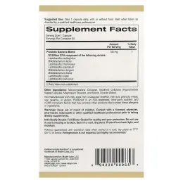 Пробиотики LactoBif California Gold Nutrition 30 млрд КОЕ, 60 овощных капсул