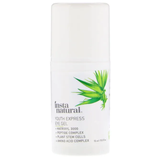 InstaNatural, Youth Express Eye Gel, Anti-Aging, 0.5 fl oz (15 ml)