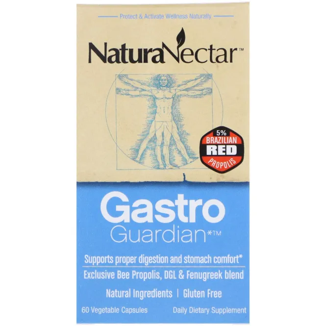 NaturaNectar, Gastro Guardian, 60 вегетарианских капсул