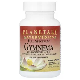 Planetary Herbals, Full Spectrum™, джимнема, 450 мг, 60 таблеток