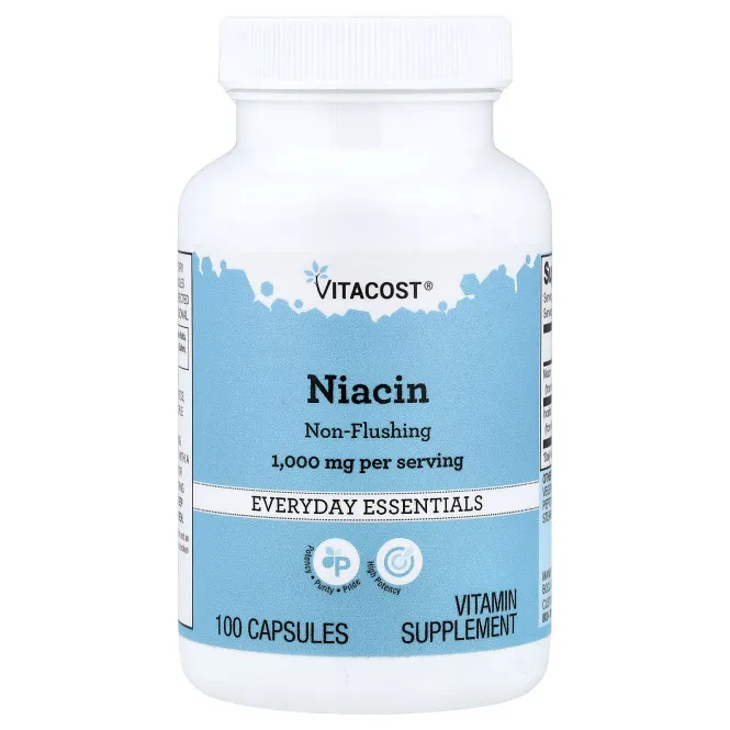 Vitacost, Niacin, Non-Flushing, 100 Capsules