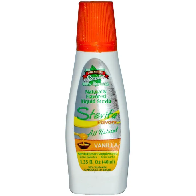 Stevita, Flavors, жидкая стевия с натуральным ароматом ванили, 40 мл