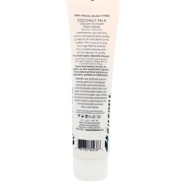 Pacifica, Coconut Milk Cream to Foam Face Wash, 5 fl oz (147 ml)