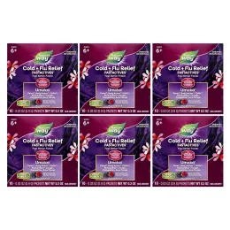 Nature's Way, Umcka®, средство от простуды и гриппа, для детей от 6 лет, с ягодами, 6 упаковок, по 10 пакетиков