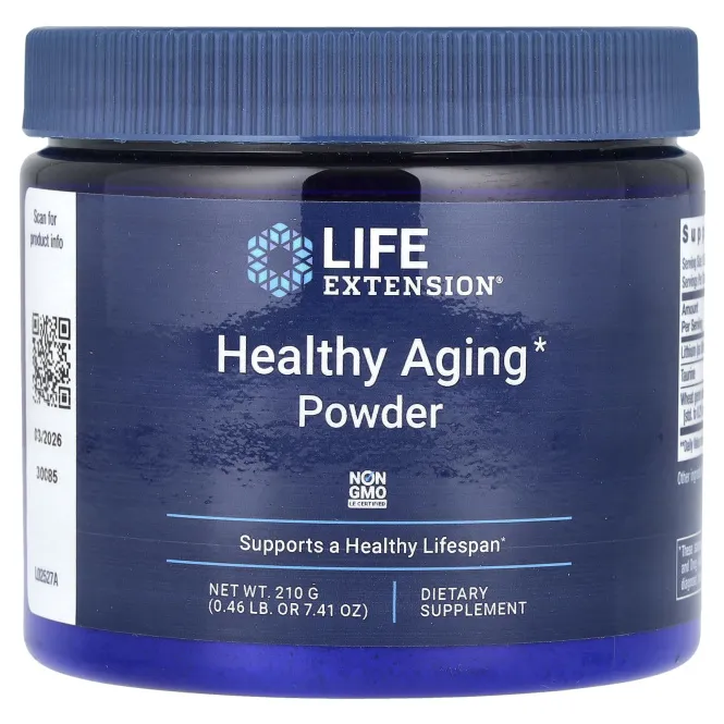 Life Extension, Порошок для здорового старения, 210 г (7,41 унции)