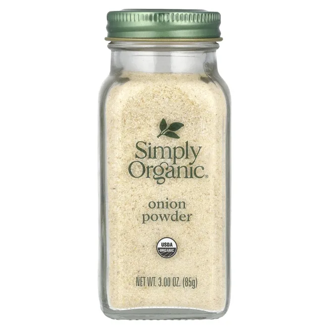 Simply Organic, Луковый порошок, 3 унции (85 г)