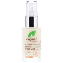 Organic Doctor, Органический сывороточный гель для лица с экстрактом секрета улитки, 1,1 ж. унц. (30 мл)