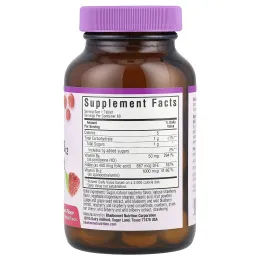 Bluebonnet Nutrition, Earth Sweet®, жевательные таблетки, витамины B6, B12 и фолиевая кислота, малина, 60 жевательных таблеток