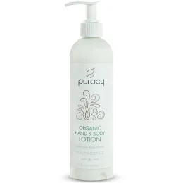 Puracy, Organic Hand & Body Lotion, Fragrance Free, 12 fl oz (355 ml)