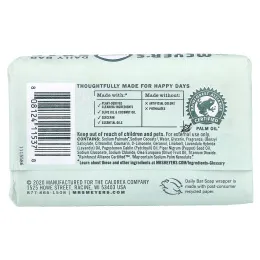 Mrs. Meyers Clean Day, Aromatherapeutic, Daily Bar Soap, Birchwood, 5.3 oz (150 g)