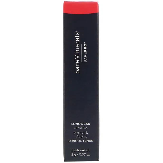 bareMinerals, BAREPRO, стойкая губная помада, оттенок «Вишня», 2 г