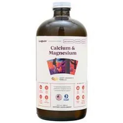 Liquid Health, Жидкость с кальцием и магнием Сочный апельсин и ваниль 32 жидких унции