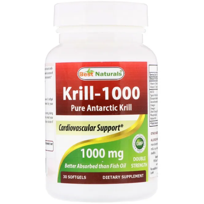 Best Naturals, Krill Oil, 1000 mg, 30 Softgels