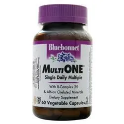 Bluebonnet, MultiOne 60 вегетарианских капсул