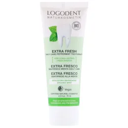Logona Naturkosmetik, Ультрасвежая зубная паста для ежедневного ухода с перечной мятой, 75 мл