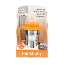 Think, Thinkbaby, стальная кружка, Stage C, 9 унций (260 мл)