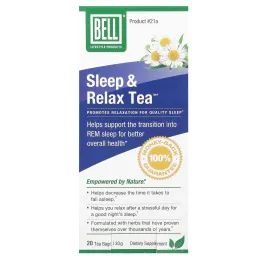 Bell Lifestyle, Sleep & Relax Tea™, 20 чайных пакетиков, 30 г