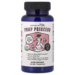 Legendairy Milk, Pump Princess, 60 веганских капсул