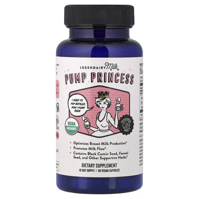 Legendairy Milk, Pump Princess, 60 веганских капсул