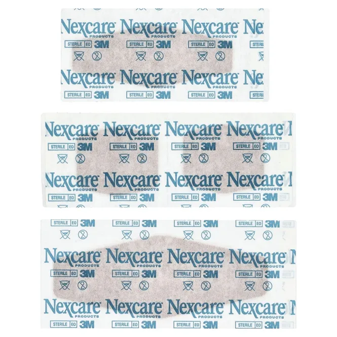 Nexcare, гибкие тканевые бинты, ассорти, 30 разных размеров