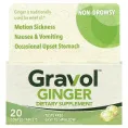 Gravol, имбирь, 20 таблеток, покрытых оболочкой
