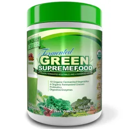 Divine Health, Fermented Green Supremefood, Apple - Cinnamon, 14.8 oz (420 g)