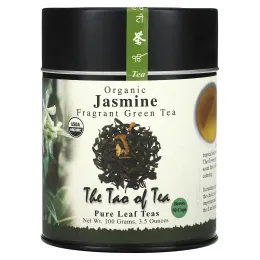 The Tao of Tea, Органический ароматный зеленый чай, жасмин, 100 г (3,5 унции)