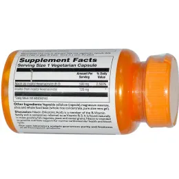 Thompson, Ниацин нелегкоусваиваемый, 500 мг, 30 вегетарианских капсул