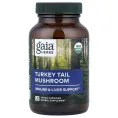 Gaia Herbs, гриб трутовик разноцветный, 120 веганских капсул