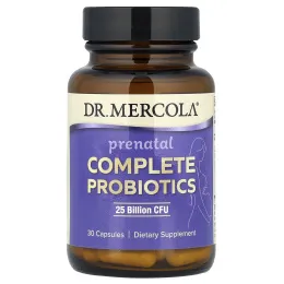 Dr. Mercola, Пренатальные полные пробиотики, 25 млрд КОЕ, 30 капсул