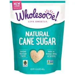 Wholesome Sweeteners, Inc., Натуральный тростниковый сахар, 24 унции (680 г)