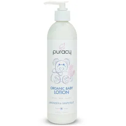 Puracy, Органический лосьон для младенцев, лаванда и грейпфрут, 12 жидких унций (355 мл)