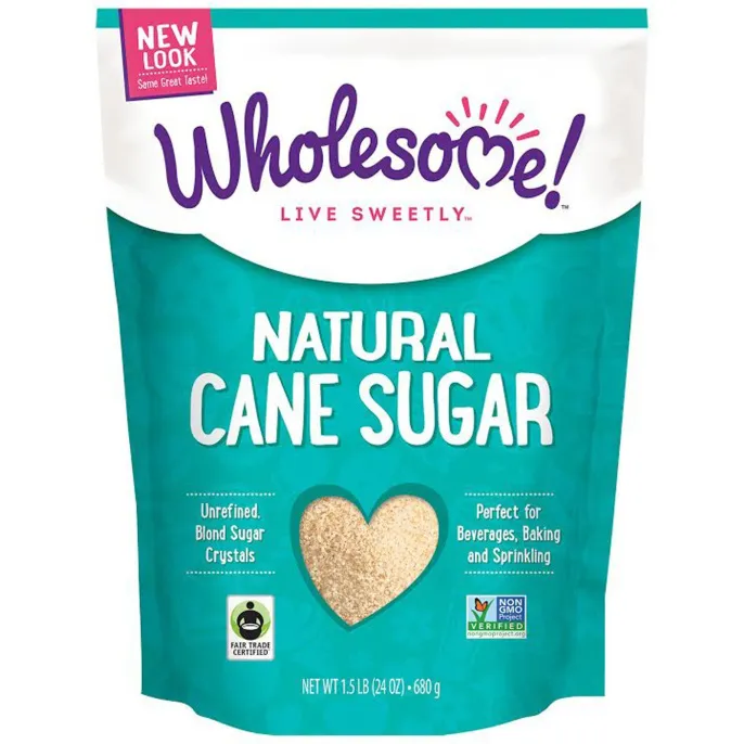 Wholesome Sweeteners, Inc., Натуральный тростниковый сахар, 24 унции (680 г)