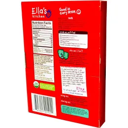 Ella's Kitchen, "Цепкие пальчики", клубника и яблоки, 5 батончиков, 4.4 унции (125 г)