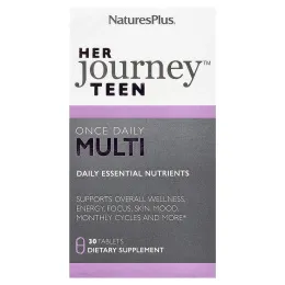 NaturesPlus, Her Journey™ Teen, мультивитамины для приема один раз в день, 30 таблеток