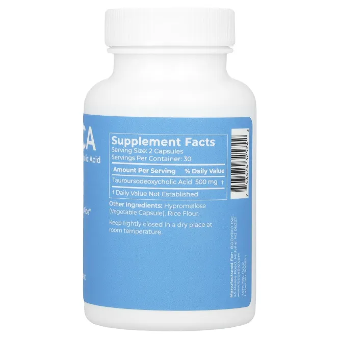 BodyBio, TUDCA, 60 капсул