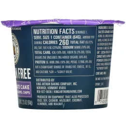King Arthur Baking Company, Шоколадный торт с соленой карамелью, без глютена, 64 г (2,25 унции)