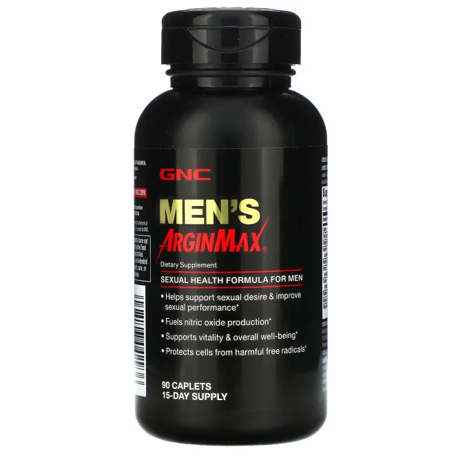 GNC, Men's ArginMax, Timed-Release, 90 Caplets