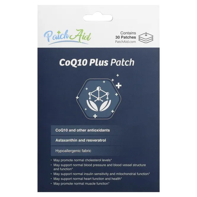 PatchAid, CoQ10 Plus Platch, 30 патчей